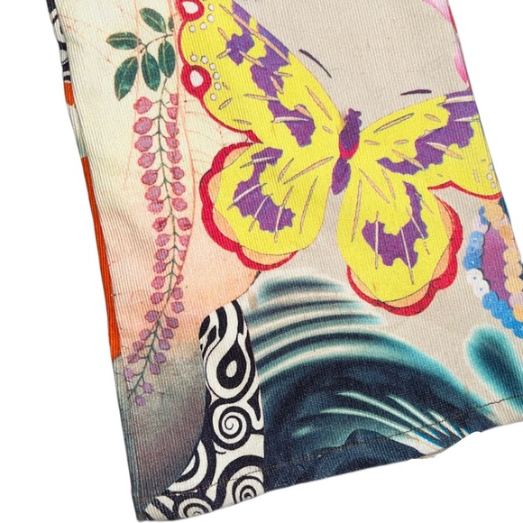 NWOT - Birds, Butterflies, Floral , Whimsy Fitted Flare Corduroys - Picture 10 of 15